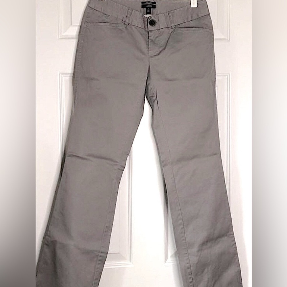 🩶 JACOB LOW RISE FLARE LIGHT GREY PANTS